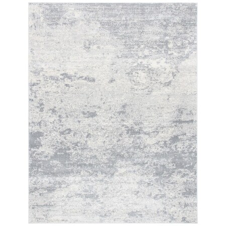 Safavieh 12 x 15 ft. Brentwood Power Loomed Rectangle Area Rug Grey & Ivory BNT822H-1215